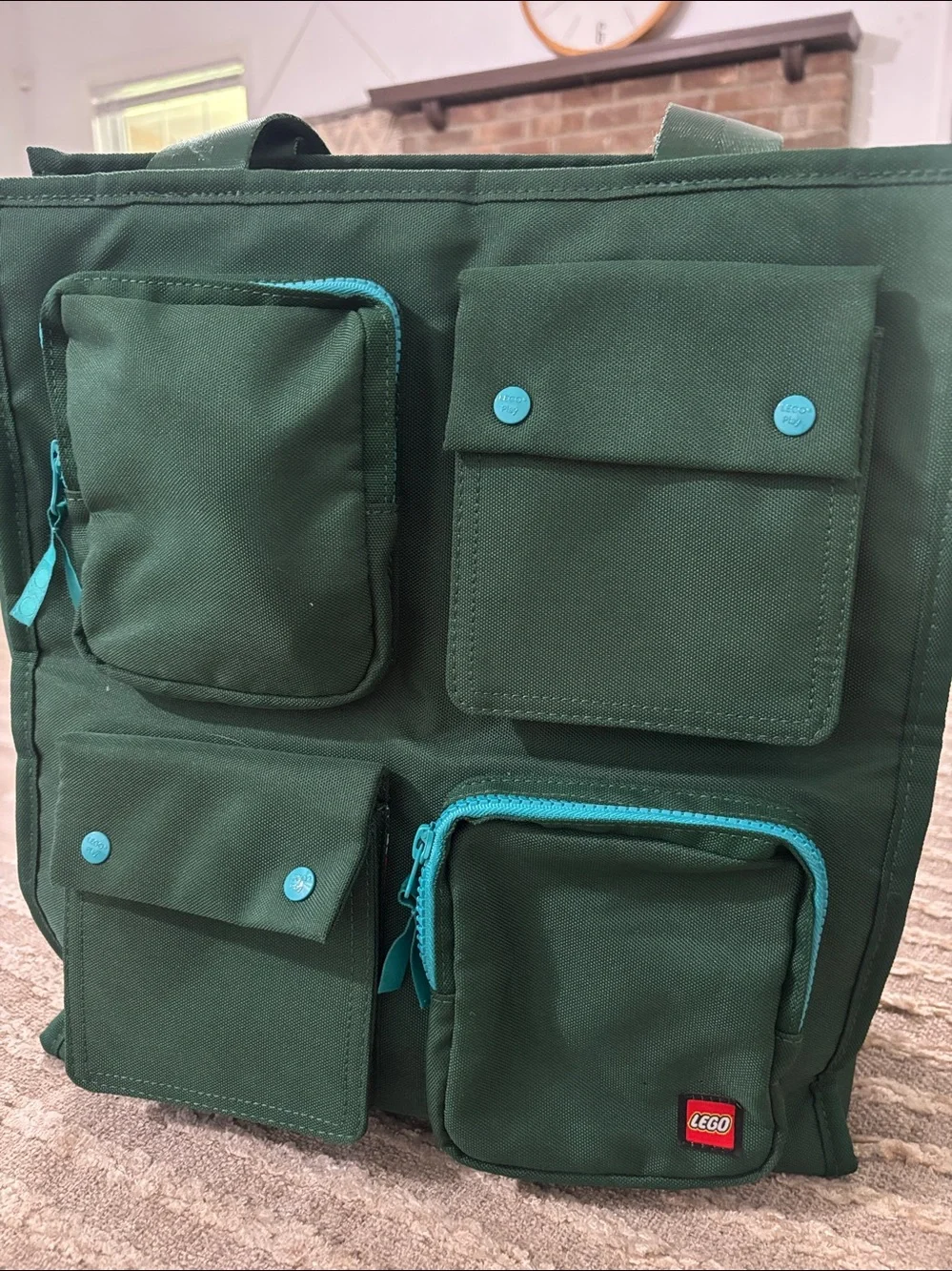 Lego x Target Green Utility weekender bag